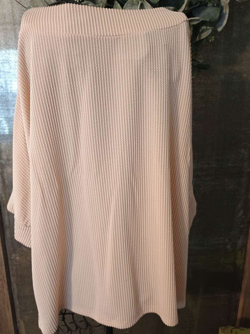 Women's Ribbed Light off the shoulder shirt